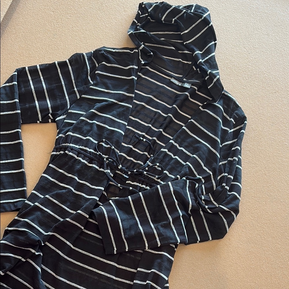 Apt. 9 Women's Striped Swim Coverup